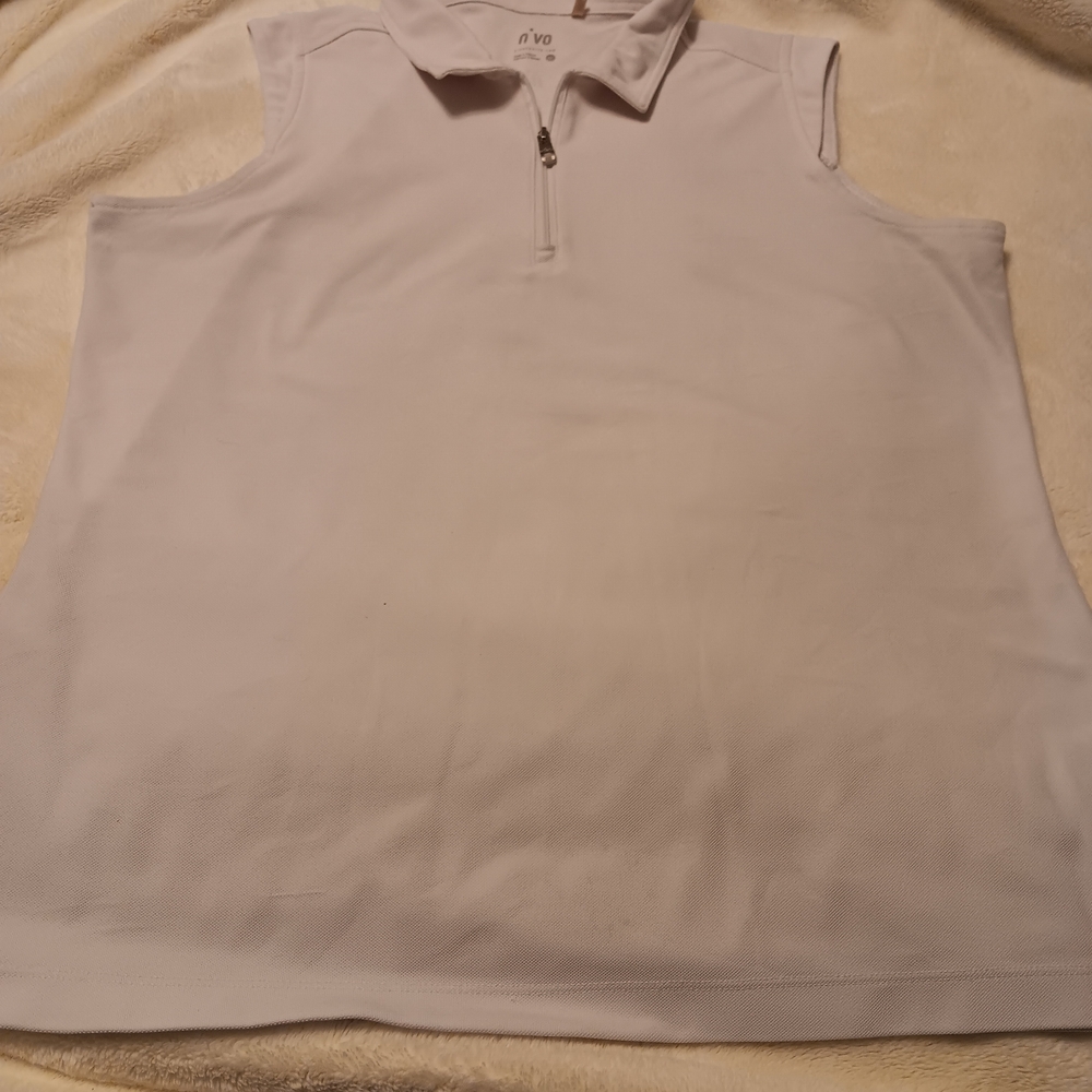 Women's Sleeveless White Top